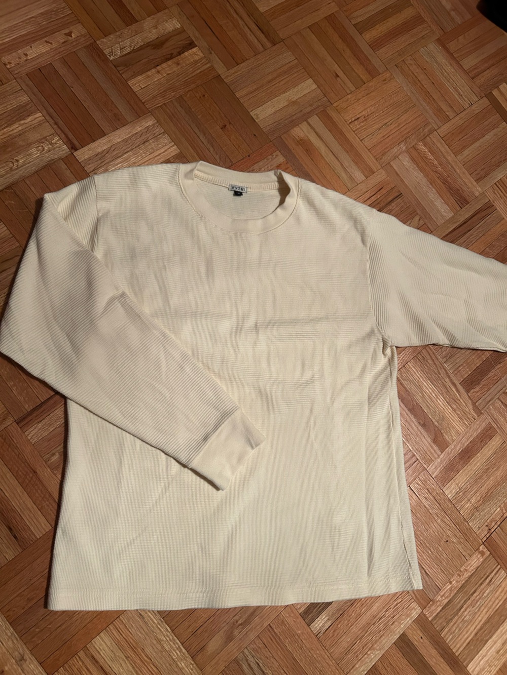 Wythe thermal waffle shirt size medium
